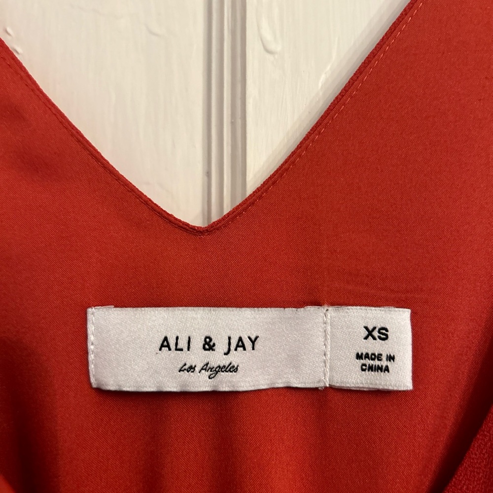 Ali & Jay burnt orange dress, size XS